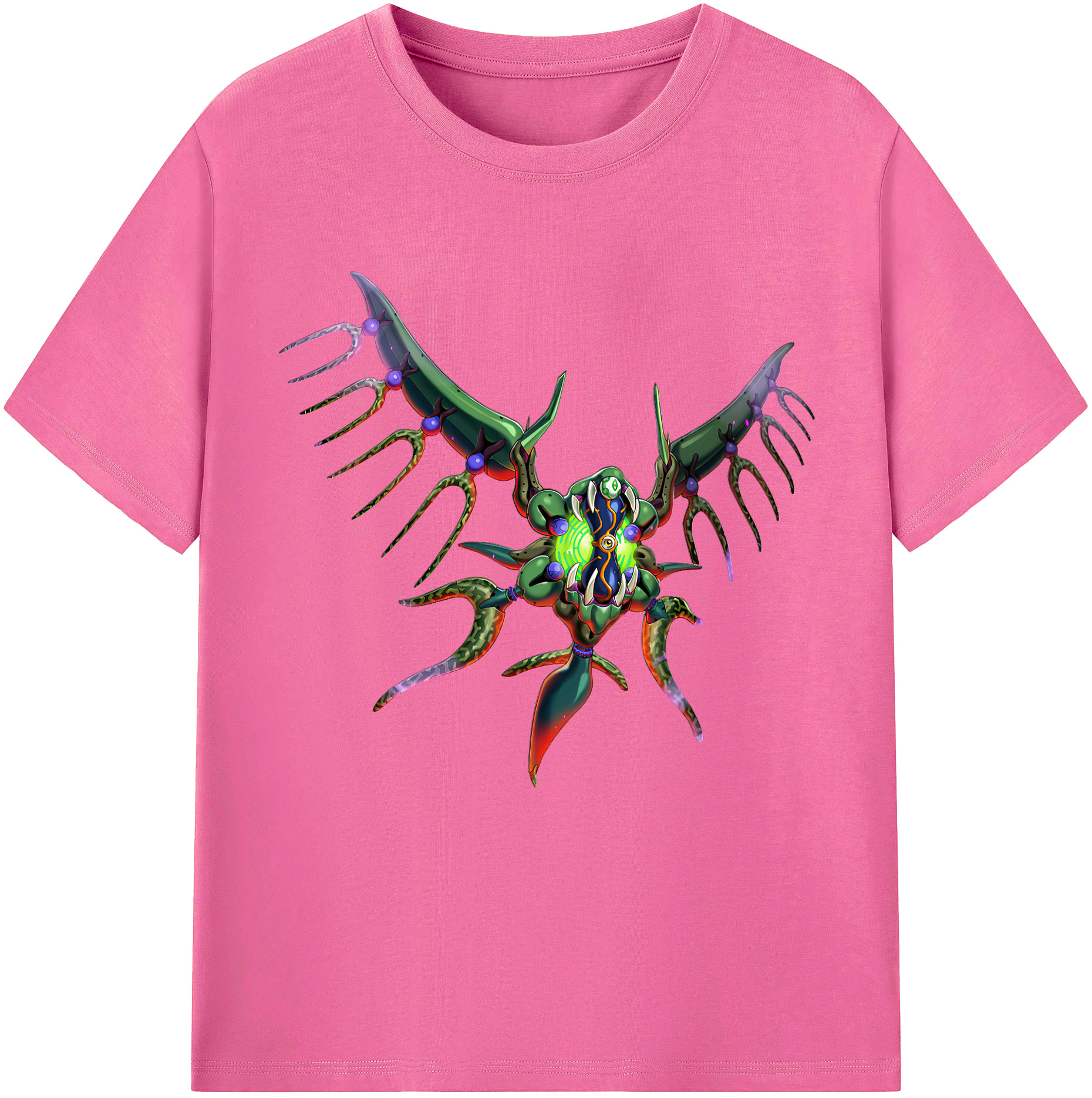（画像用） 遊☆戯☆王 Yu-Gi-Oh! レディースカジュアルプリントTシャツ（綿100％）